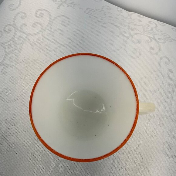 MacBeth-Evans Monax Petalware cup and saucer Rainbow - Picture 2 of 7